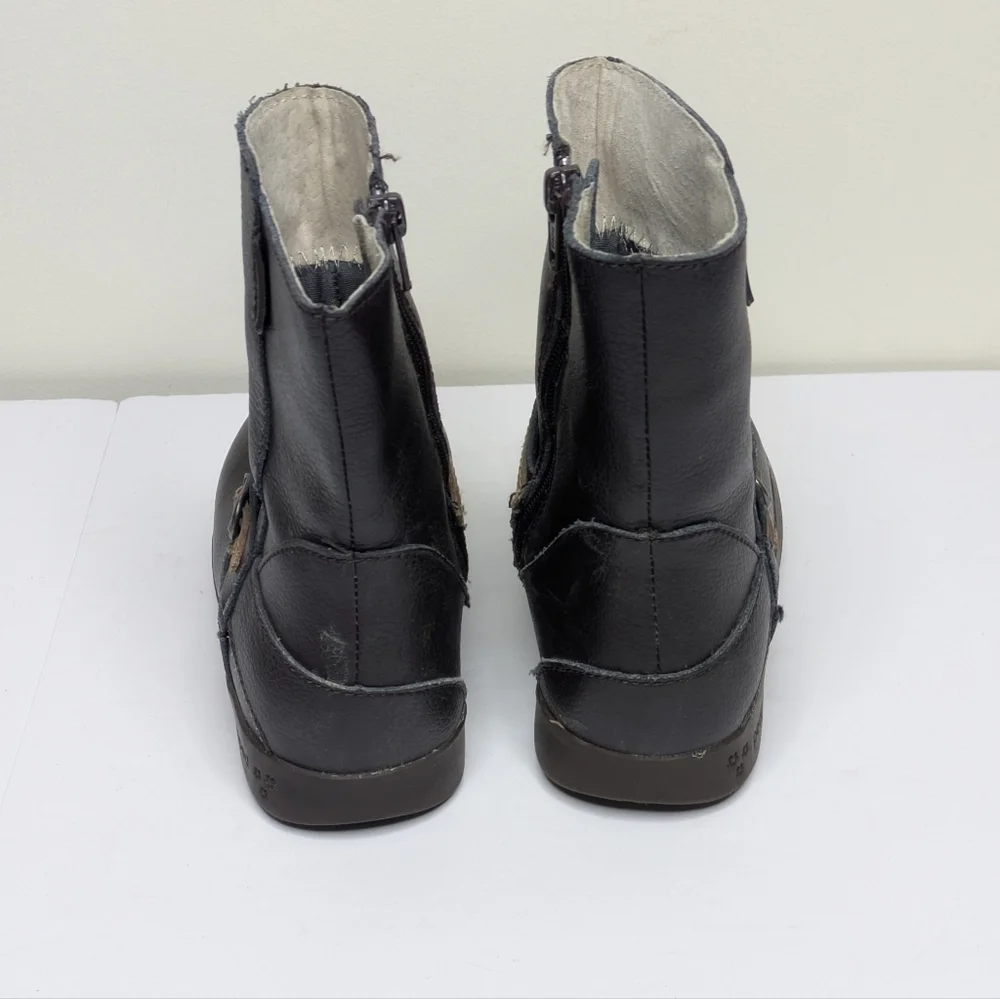 Pediped Brown Leather Boot 27 10T
